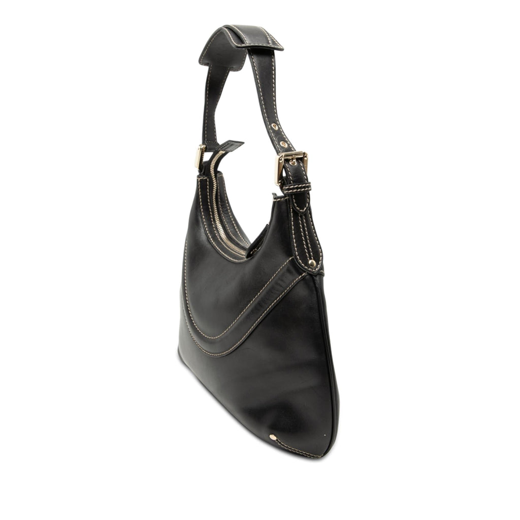 Gucci Leather Hysteria Crest Shoulder Bag