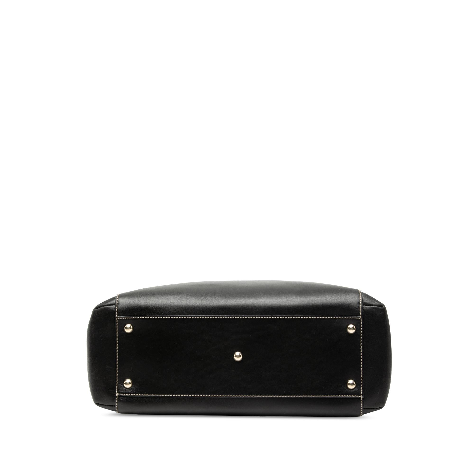 Gucci Leather Hysteria Crest Tote