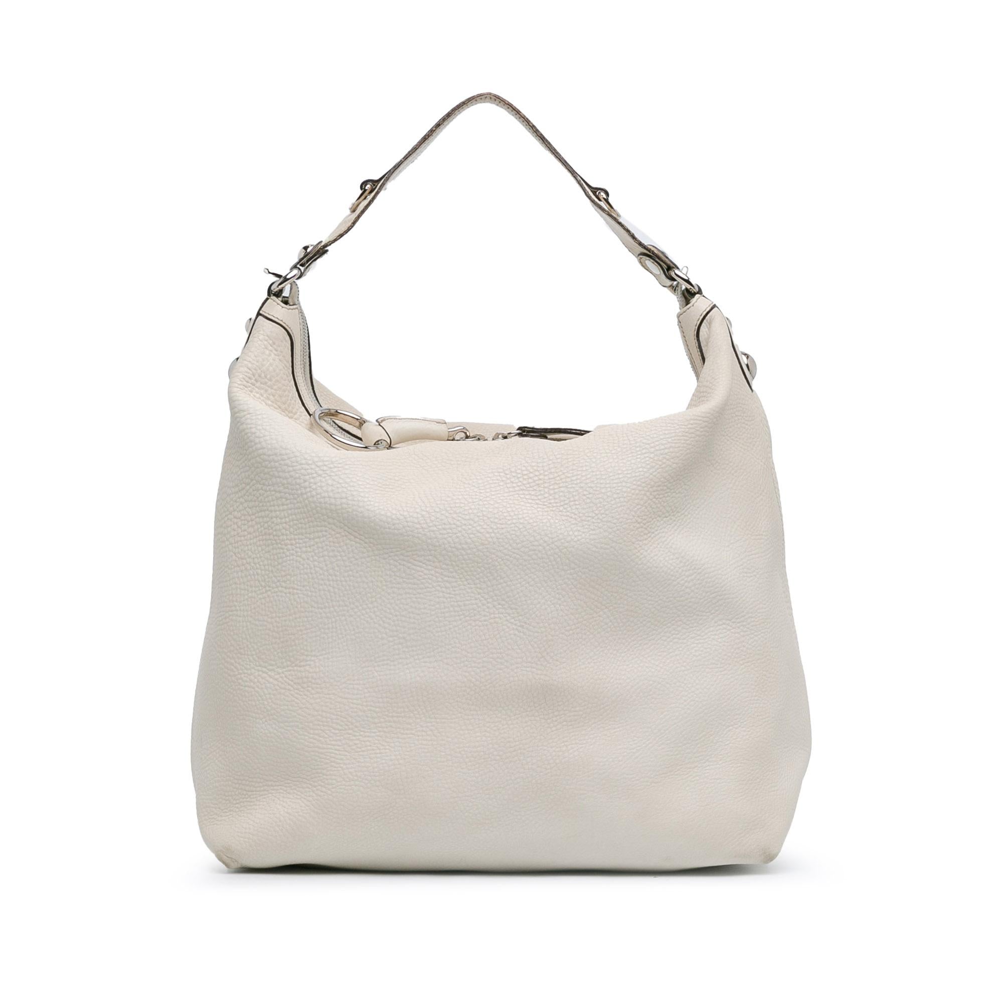 Gucci Leather Icon Bit Shoulder Bag (SHG-AErl3L)