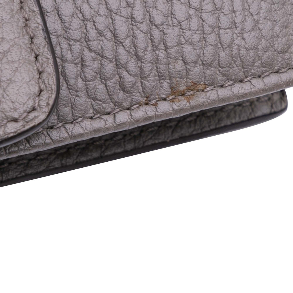 Gucci Leather Interlocking G Dollar Wallet on Chain