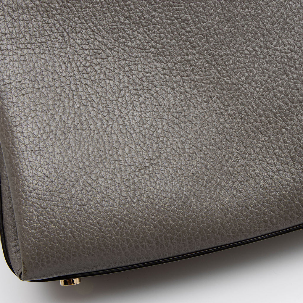 Gucci Leather Interlocking G Small Top Handle (SHF-ug7uku)