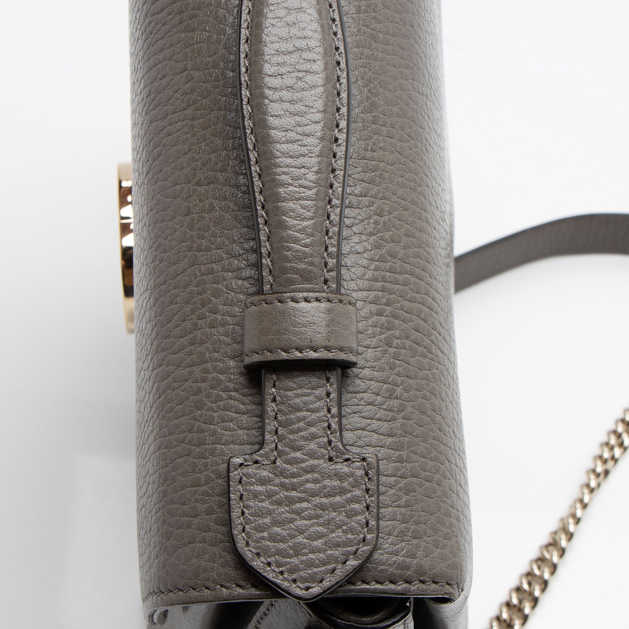 Gucci Leather Interlocking G Small Top Handle (SHF-ug7uku)