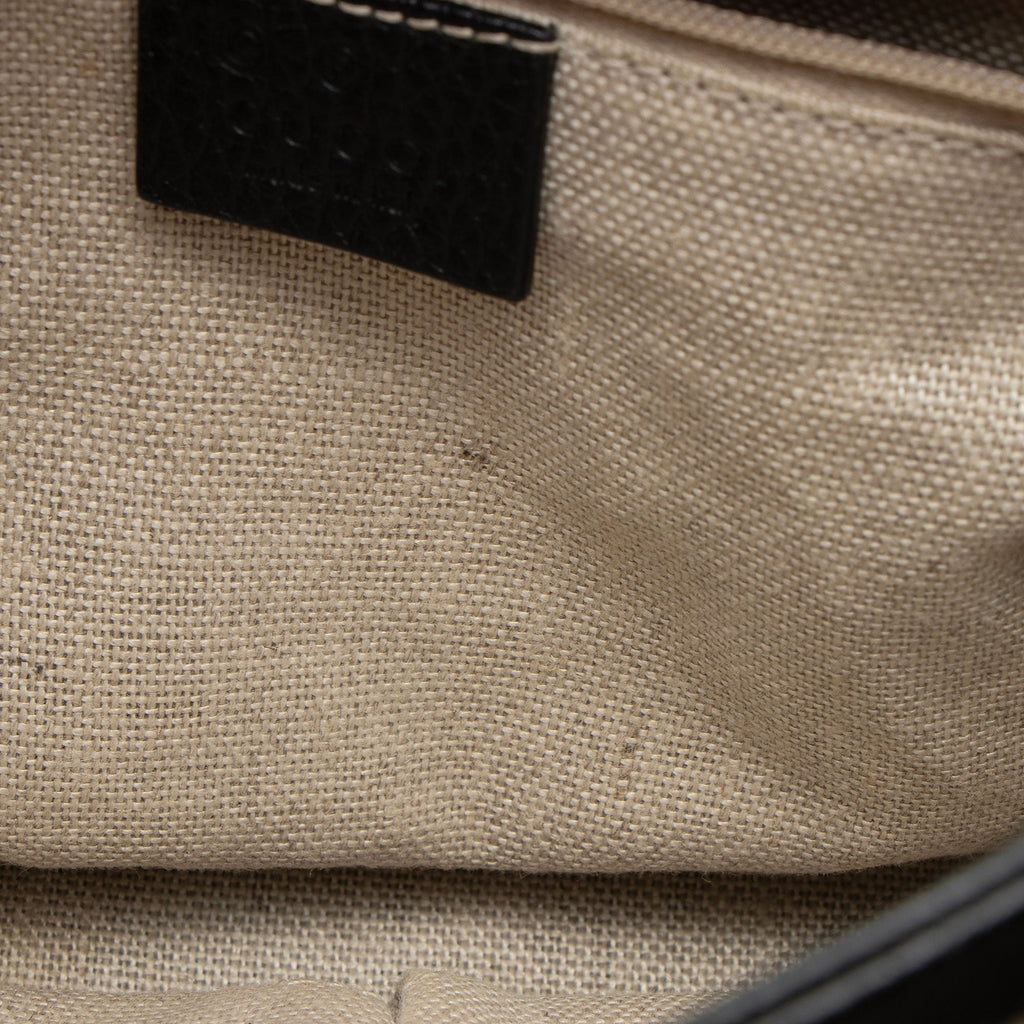 Gucci Leather Interlocking G Small Top Handle (SHF-WY9c47)