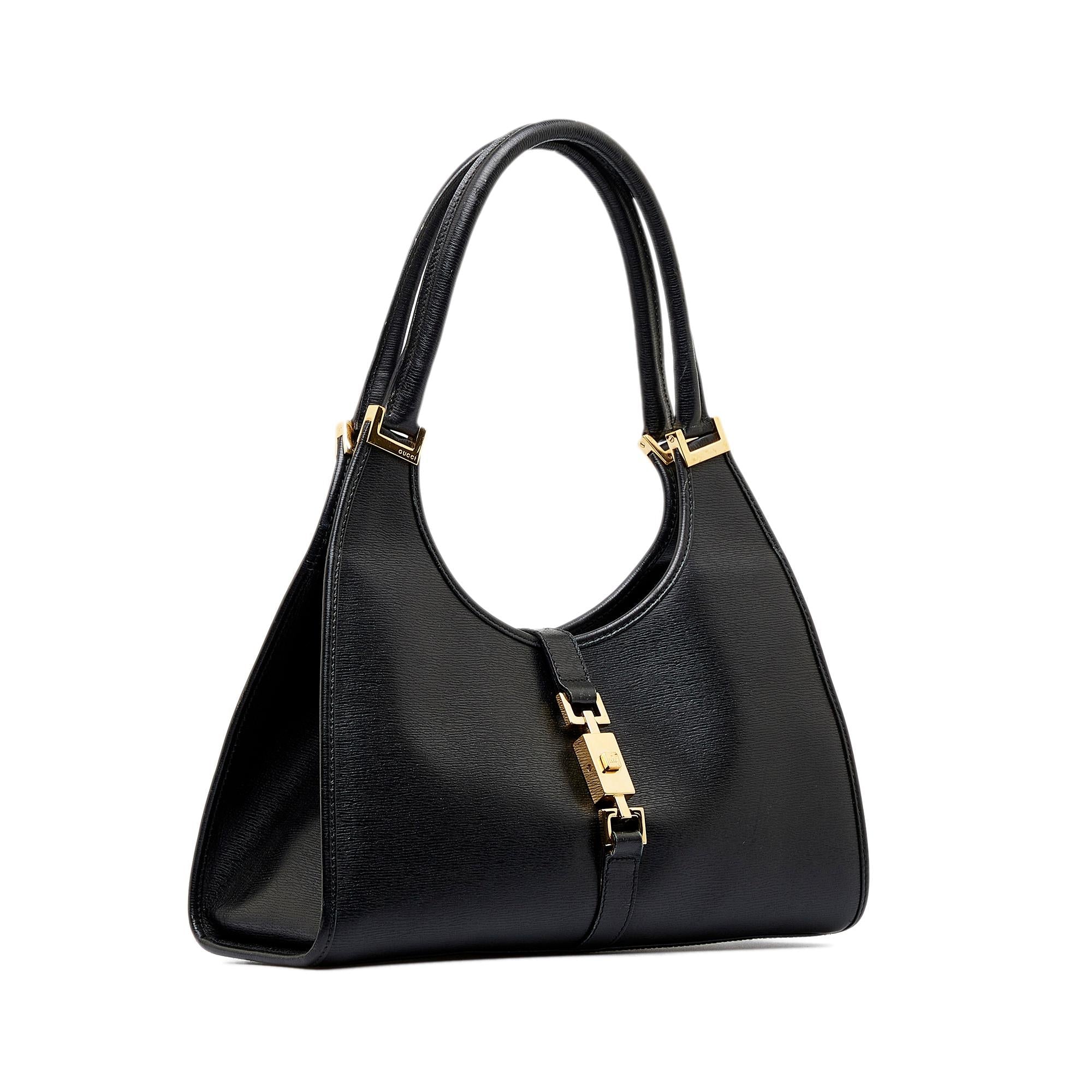 Gucci Leather Jackie Bardot (SHG-KlHlGu)