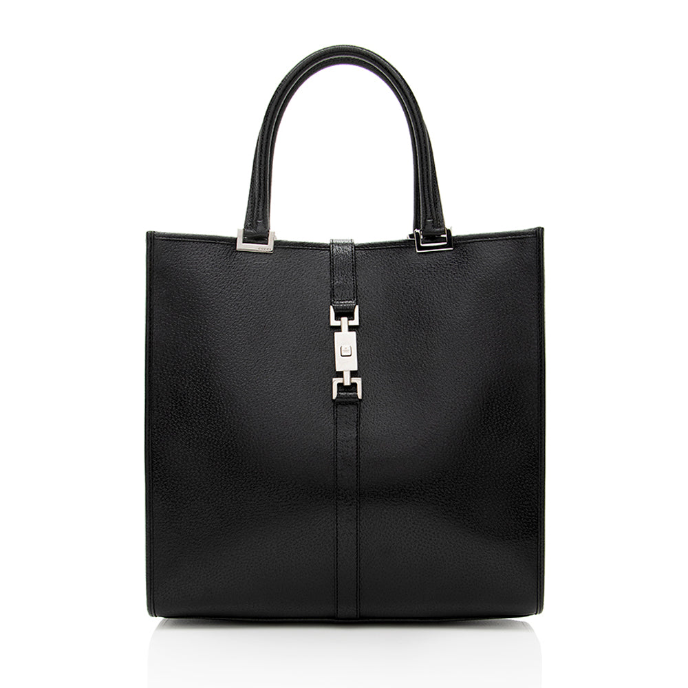 Gucci Leather Jackie Tote (SHF-18606)