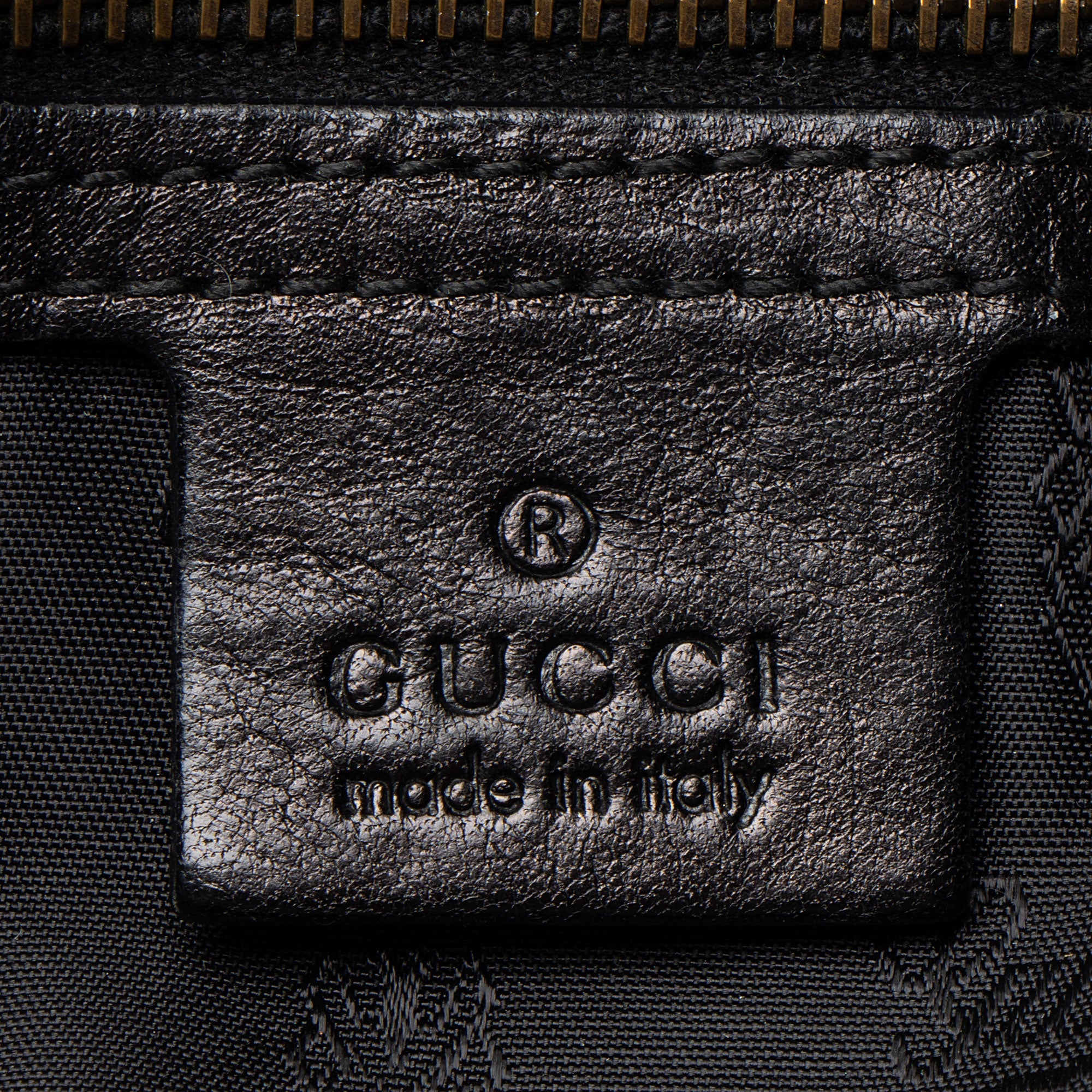 Gucci Leather Jockey Medium Hobo