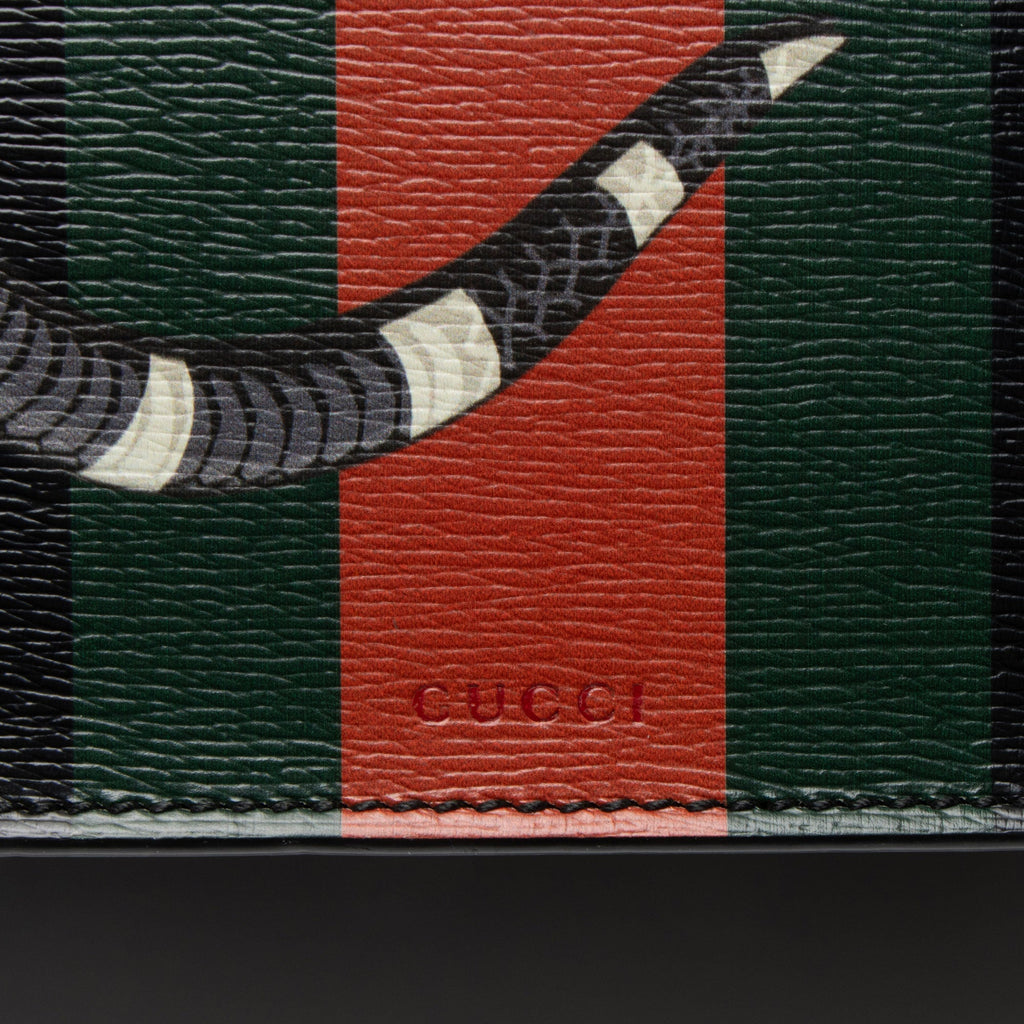 Gucci Leather Kingsnake Tote