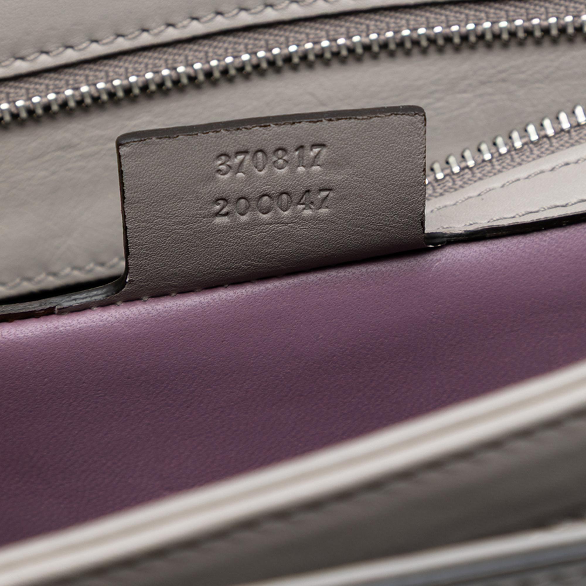 Gucci Leather Lady Bamboo Shoulder Bag