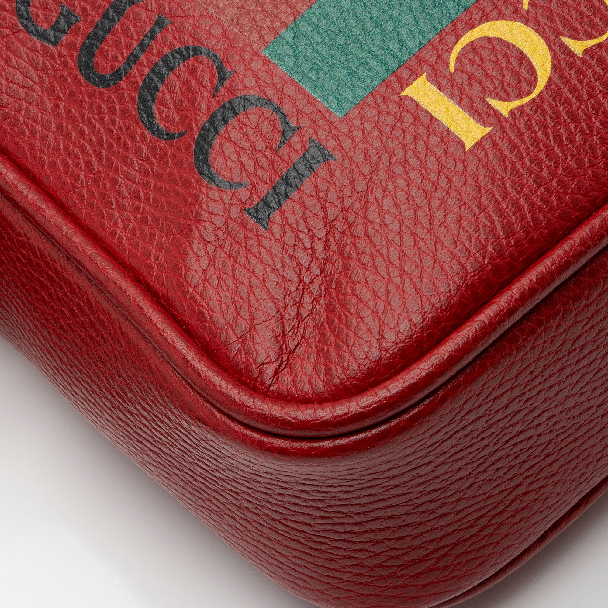 Gucci Leather Logo Messenger (SHF-pLuM4p)