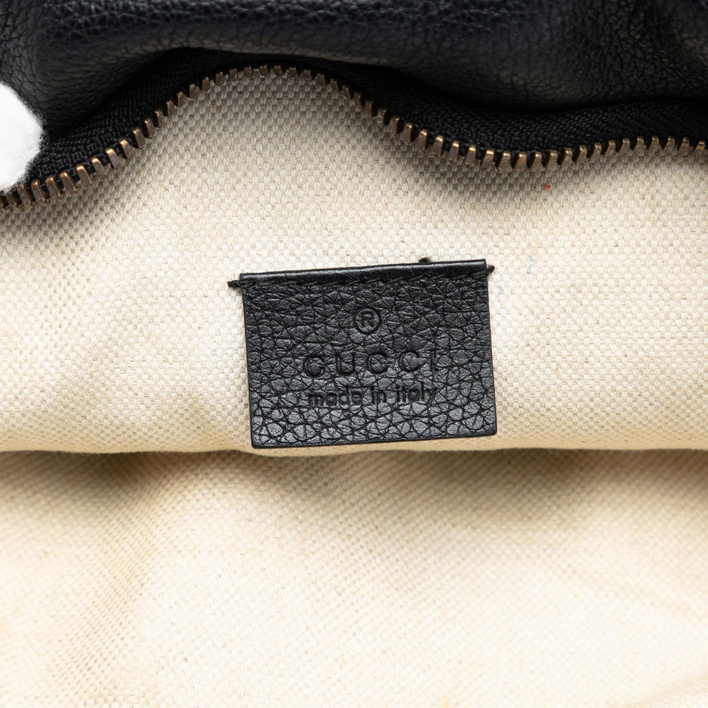 Gucci Leather Logo Web Belt Bag