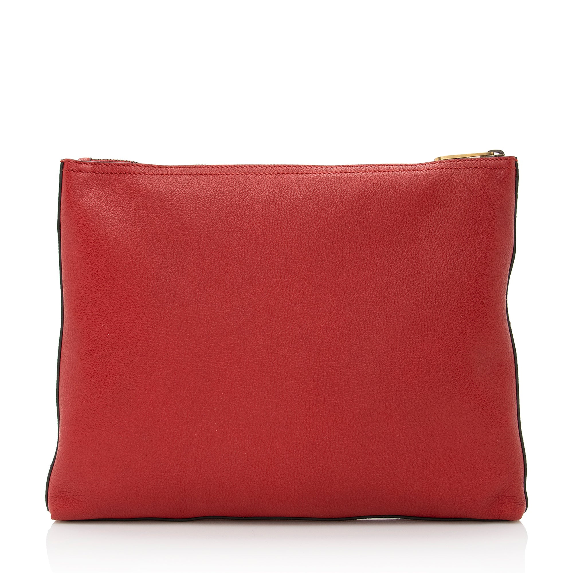 Gucci Leather Logo Zip Pouch (SHF-22192)