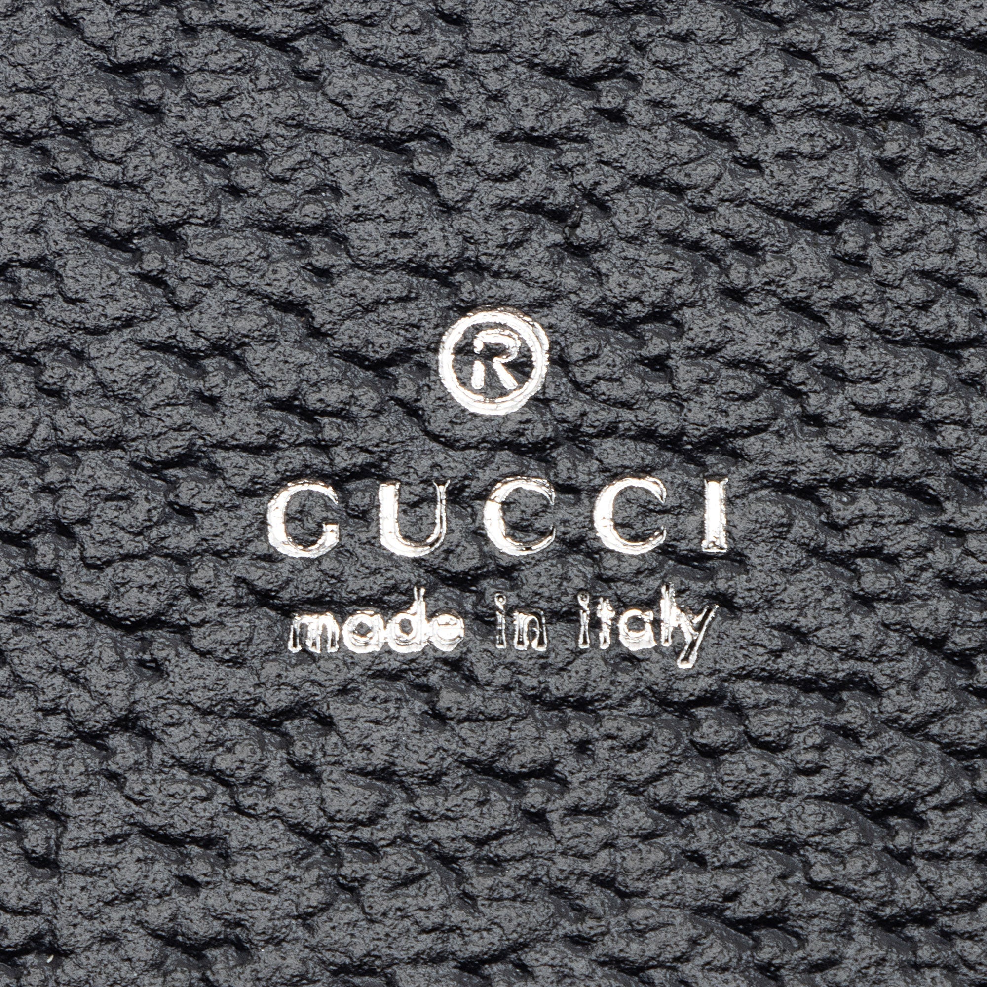 Gucci Leather Luggage Tag