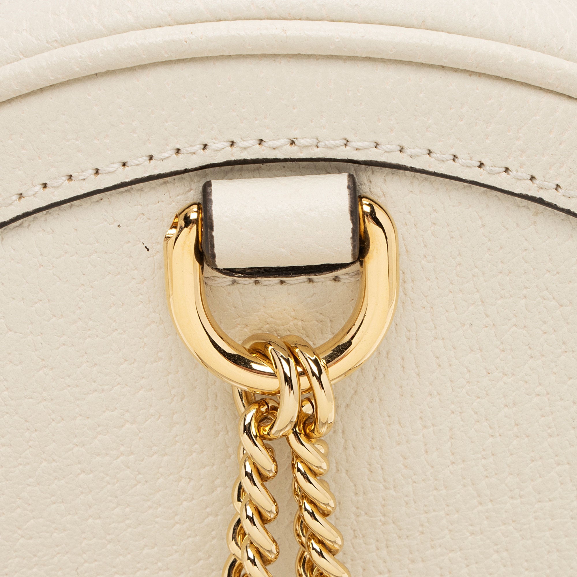Gucci Leather Ophidia Round Mini Backpack - FINAL SALE