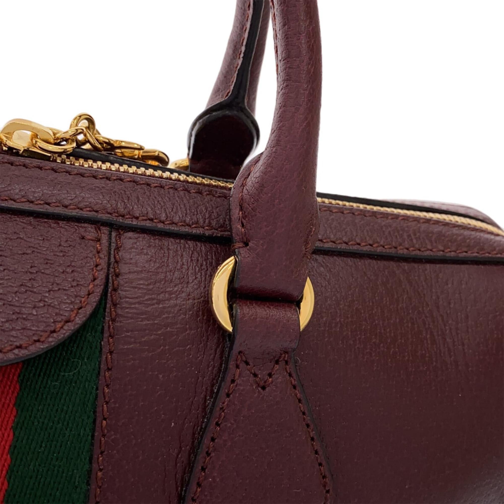 Gucci Leather Ophidia Satchel (SHG-aCd0wj)
