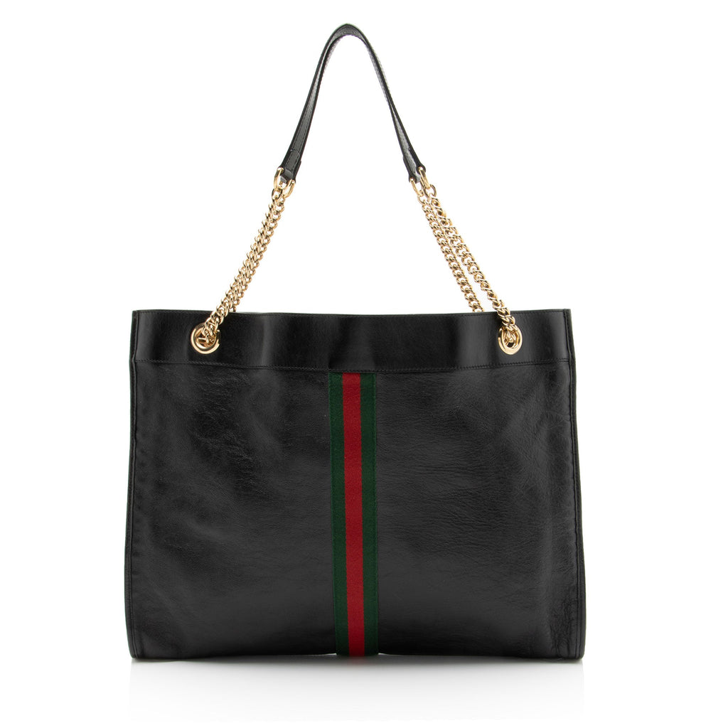 Gucci Leather Rajah Large Tote