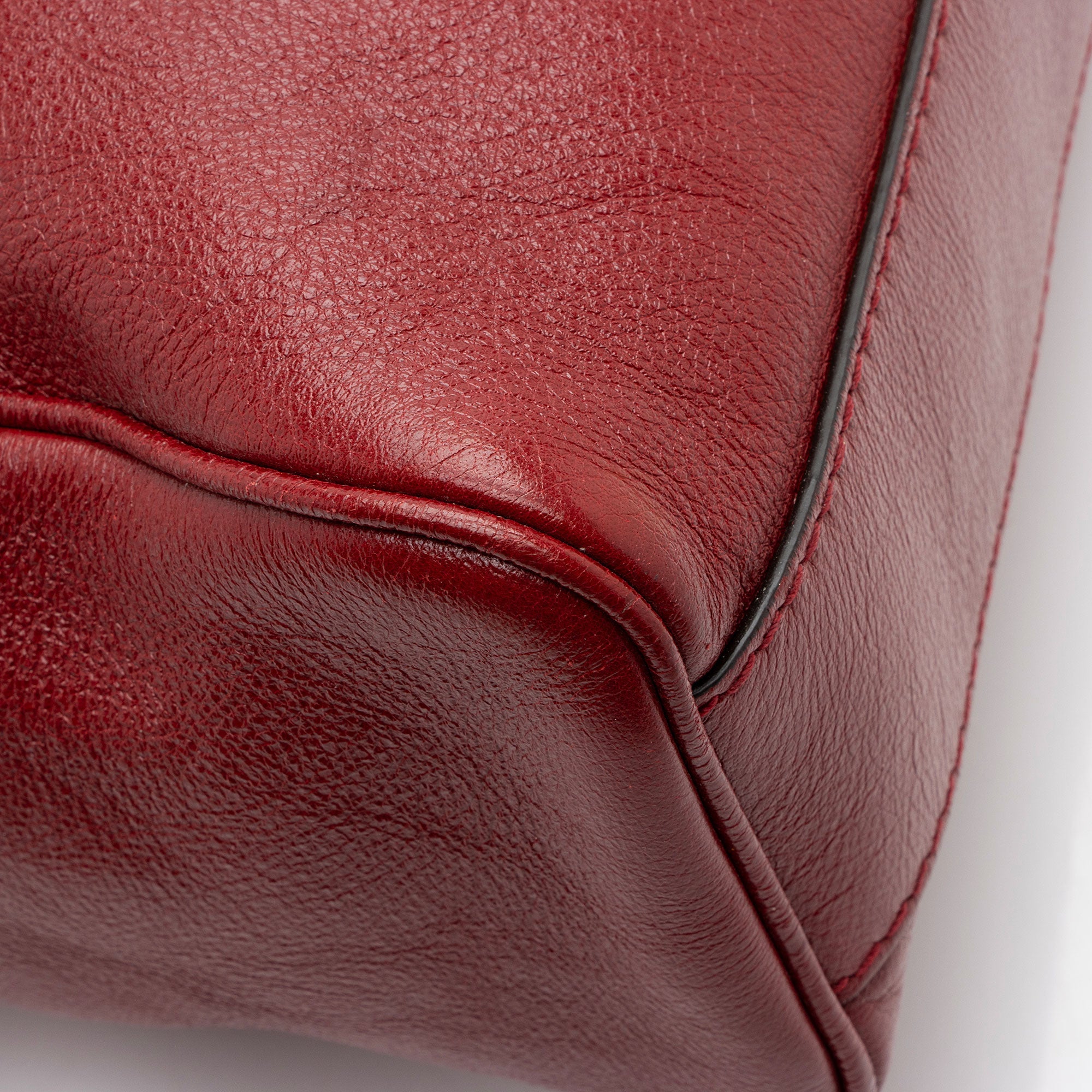 Gucci Leather Rebelle Medium Satchel