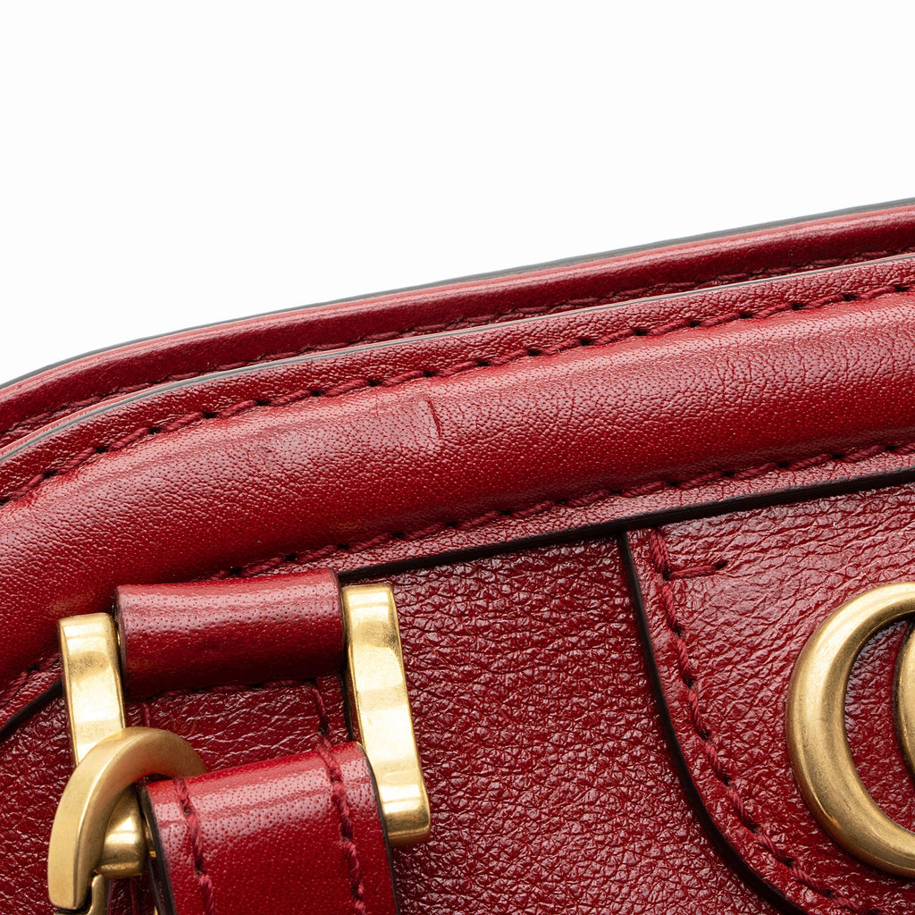 Gucci Leather Rebelle Medium Satchel