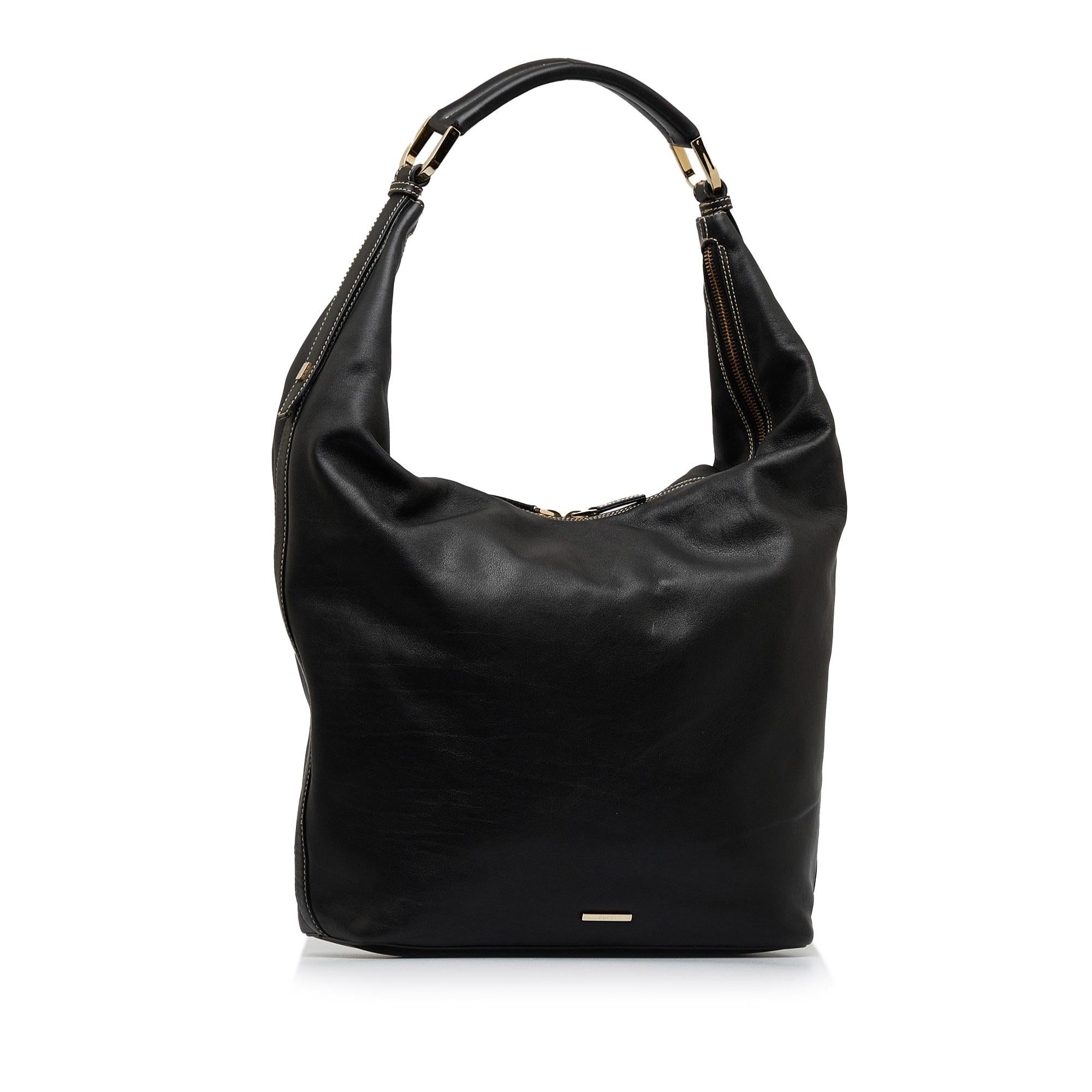 Gucci Leather Shoulder Bag (SHG-BBTMv6)