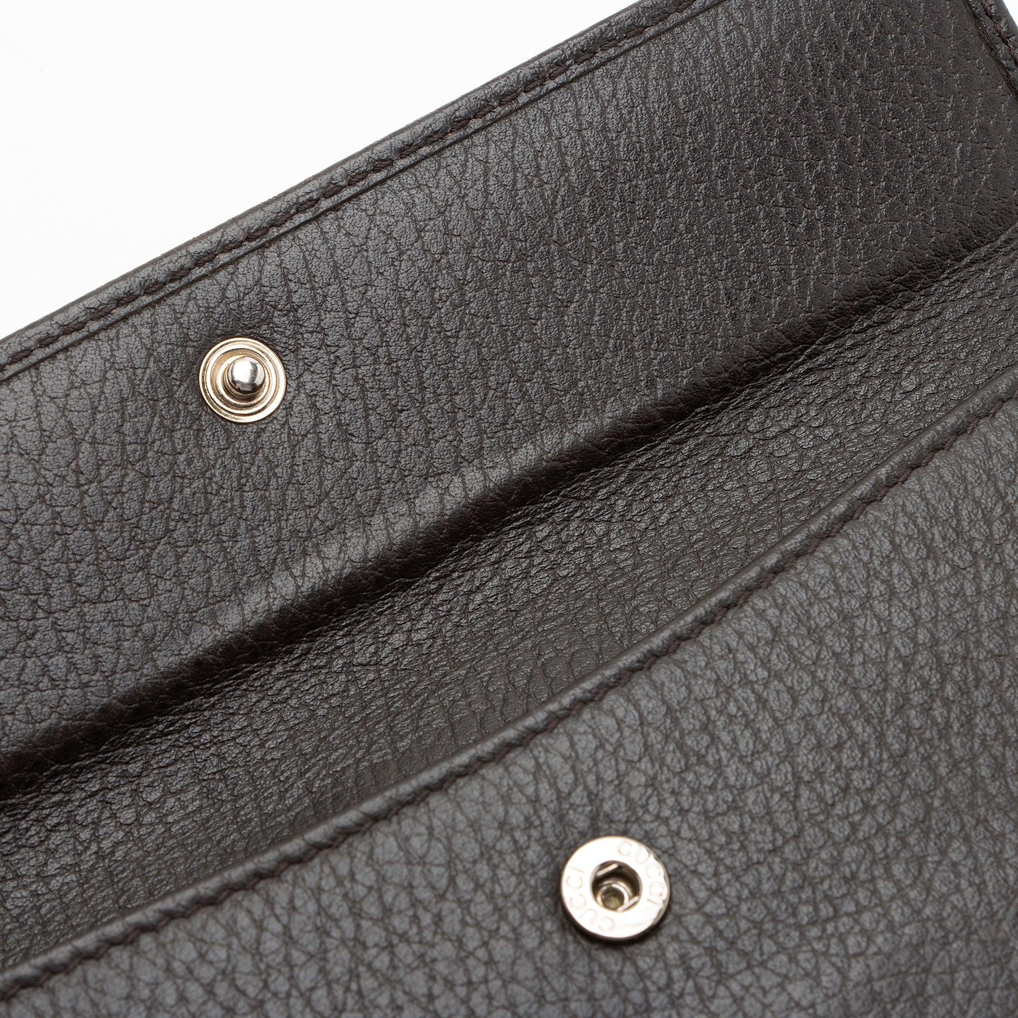 Gucci Leather Signoria Continental Wallet
