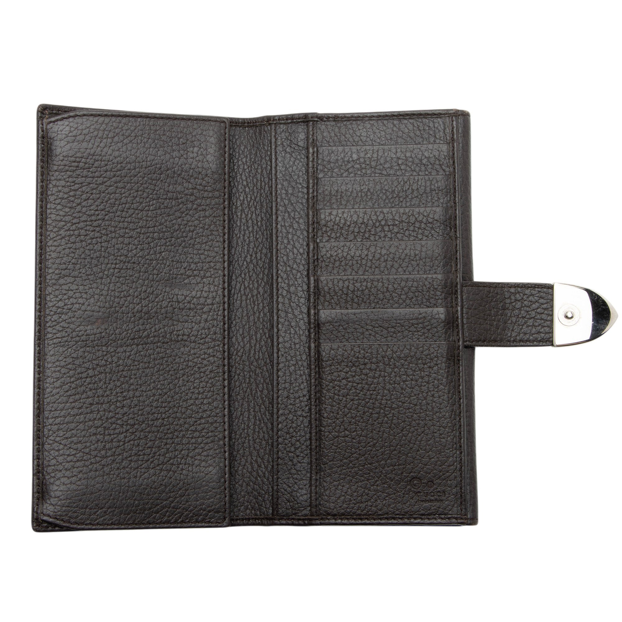 Gucci Leather Signoria Continental Wallet