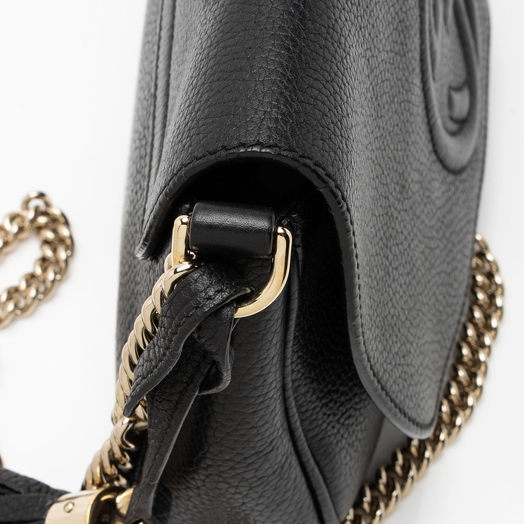 Gucci Leather Soho Medium Flap Bag
