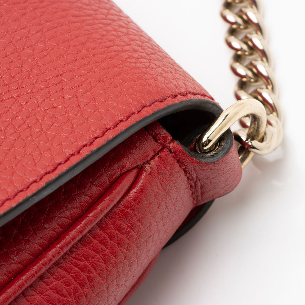 Gucci Leather Soho Medium Flap Bag