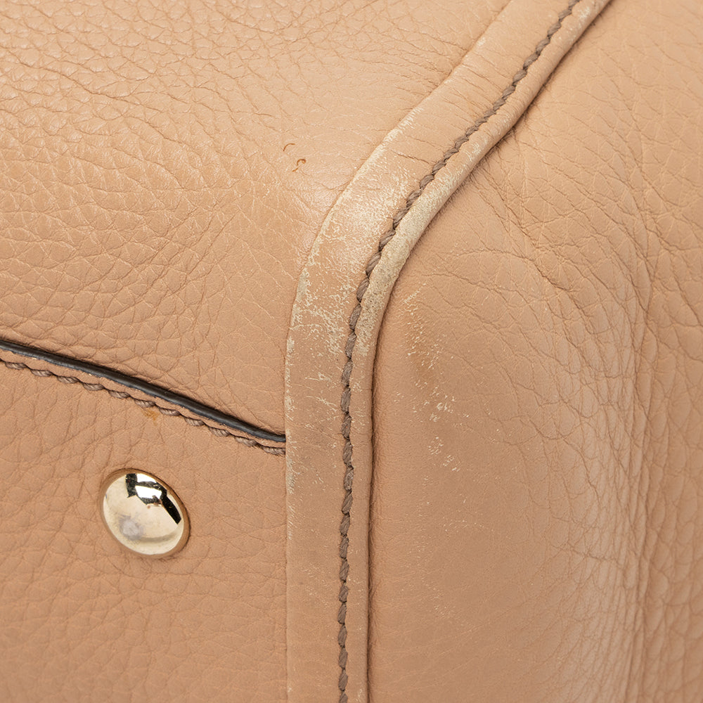 Gucci Leather Soho Top Handle Tote (SHF-16505)