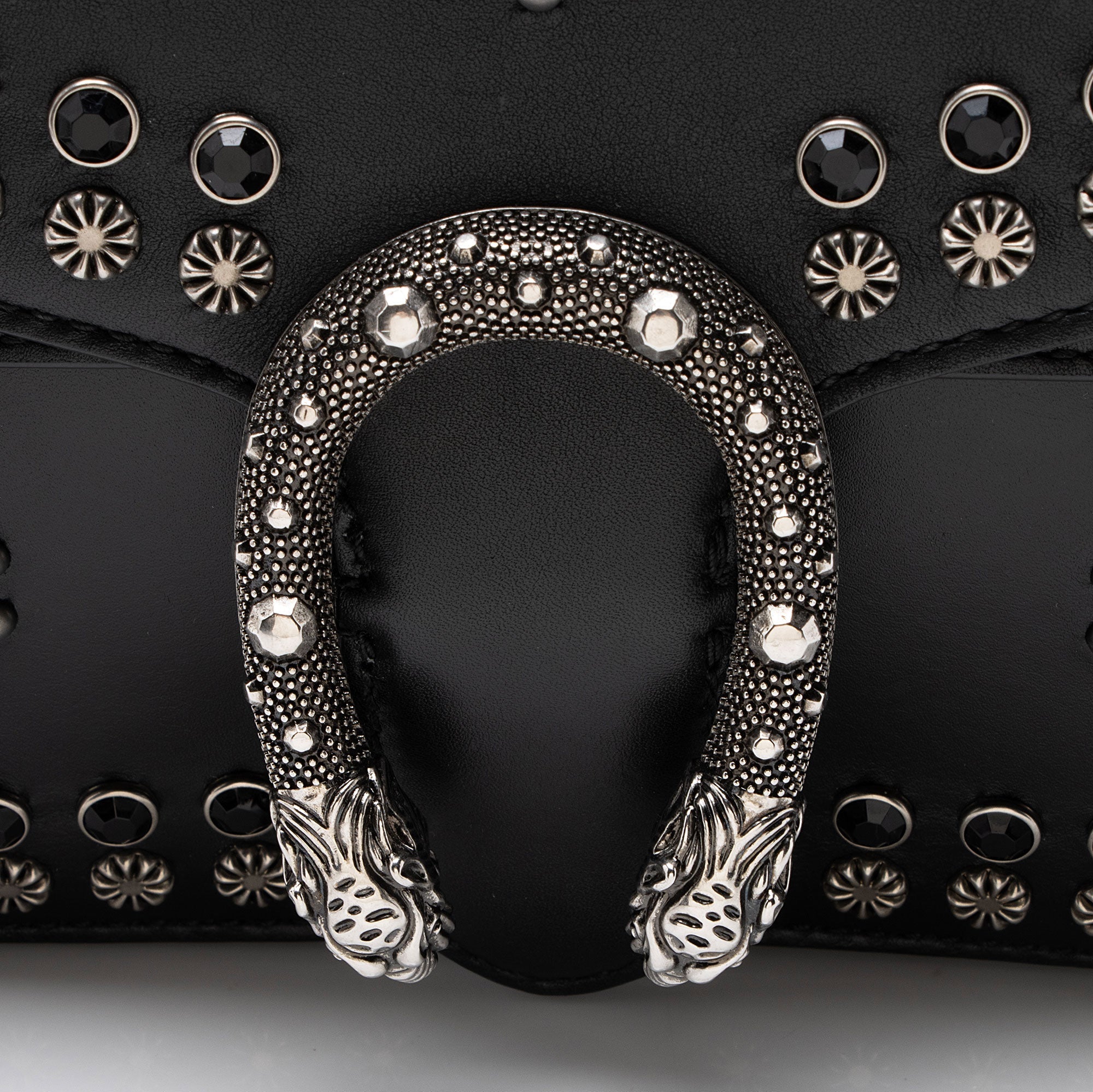 Gucci Leather Studded Dionysus Medium Shoulder Bag