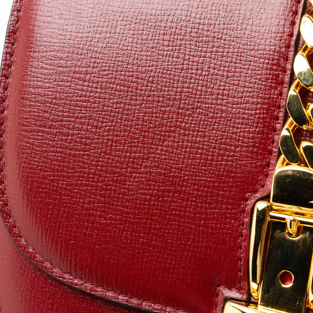 Gucci Leather Sylvie 1969 Mini Shoulder Bag