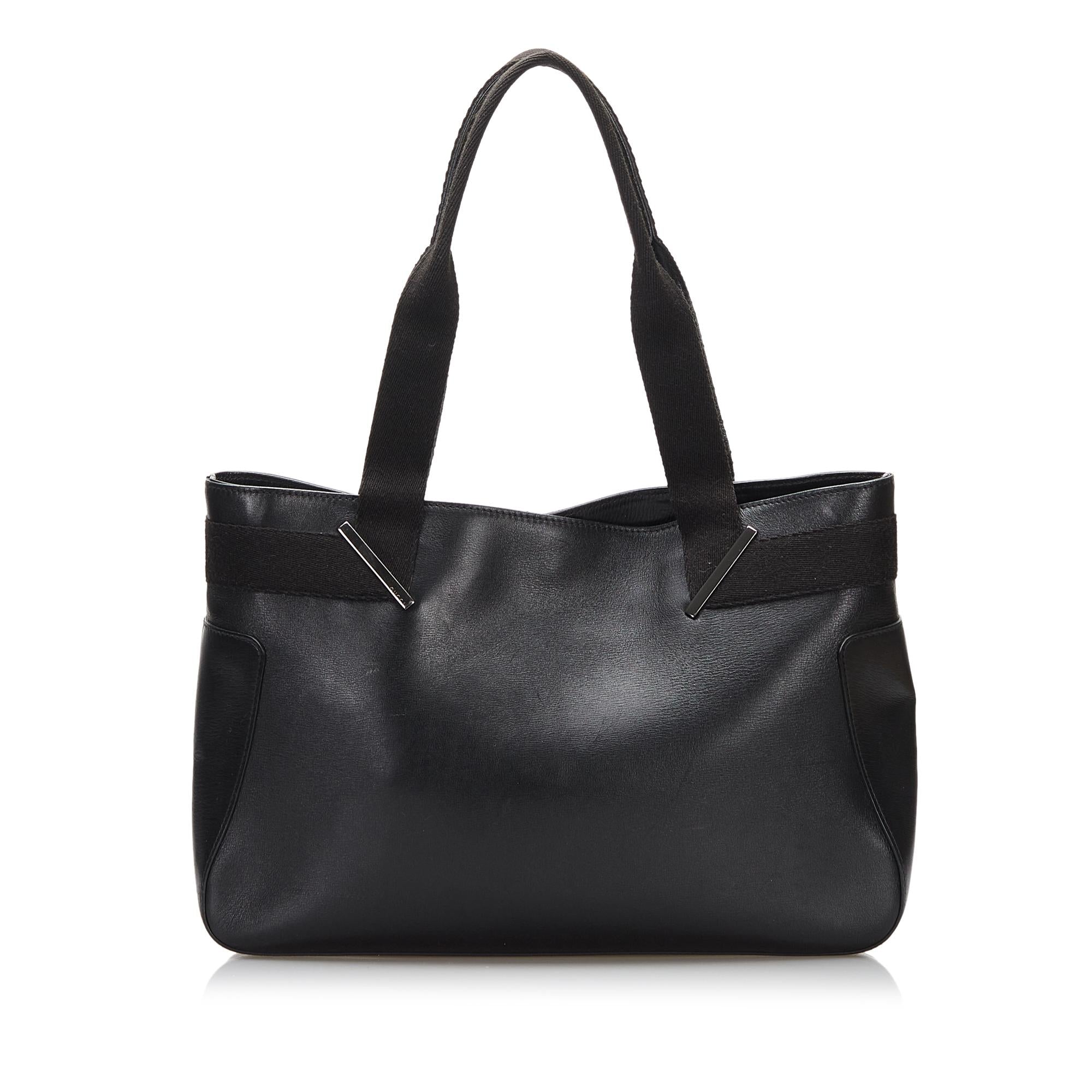 Gucci Leather Tote Bag (SHG-s8JgEV)