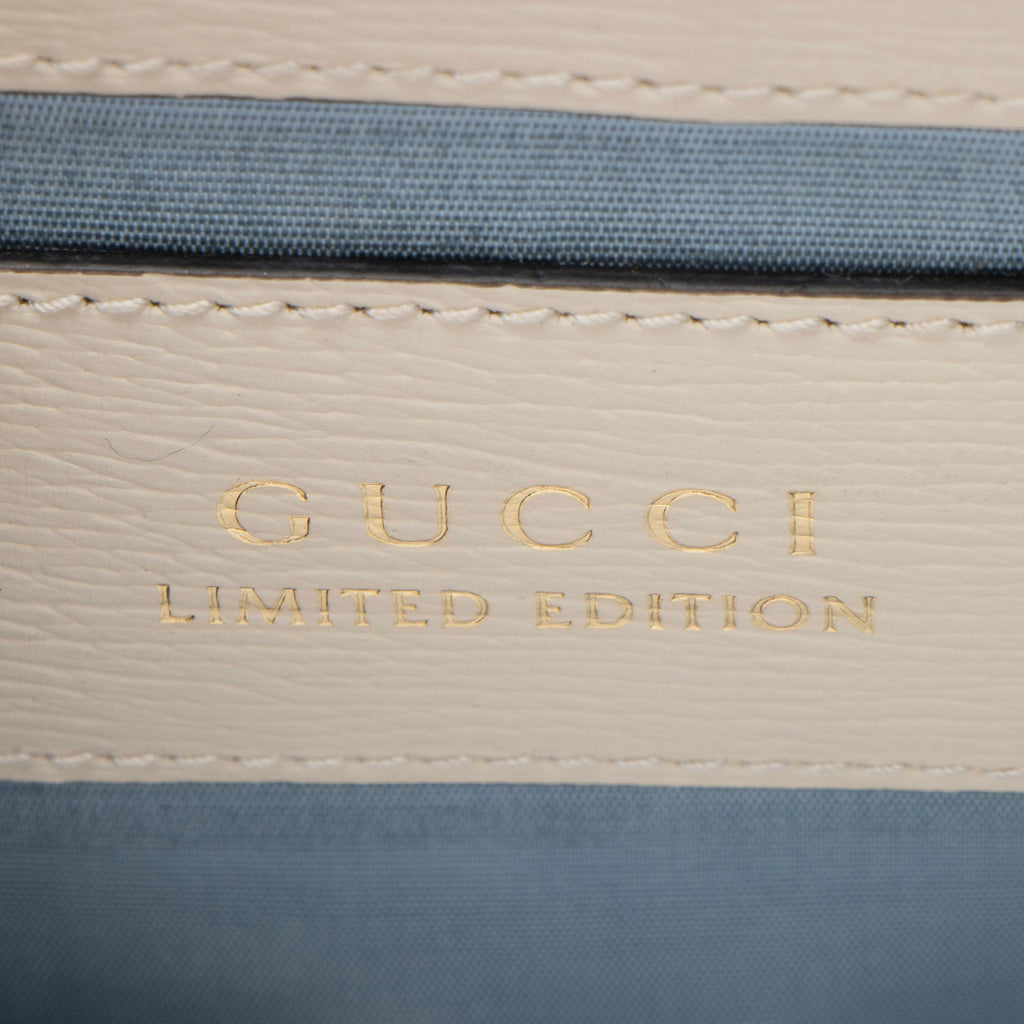 Gucci Leather Valentines Sylvie Mini Top Handle