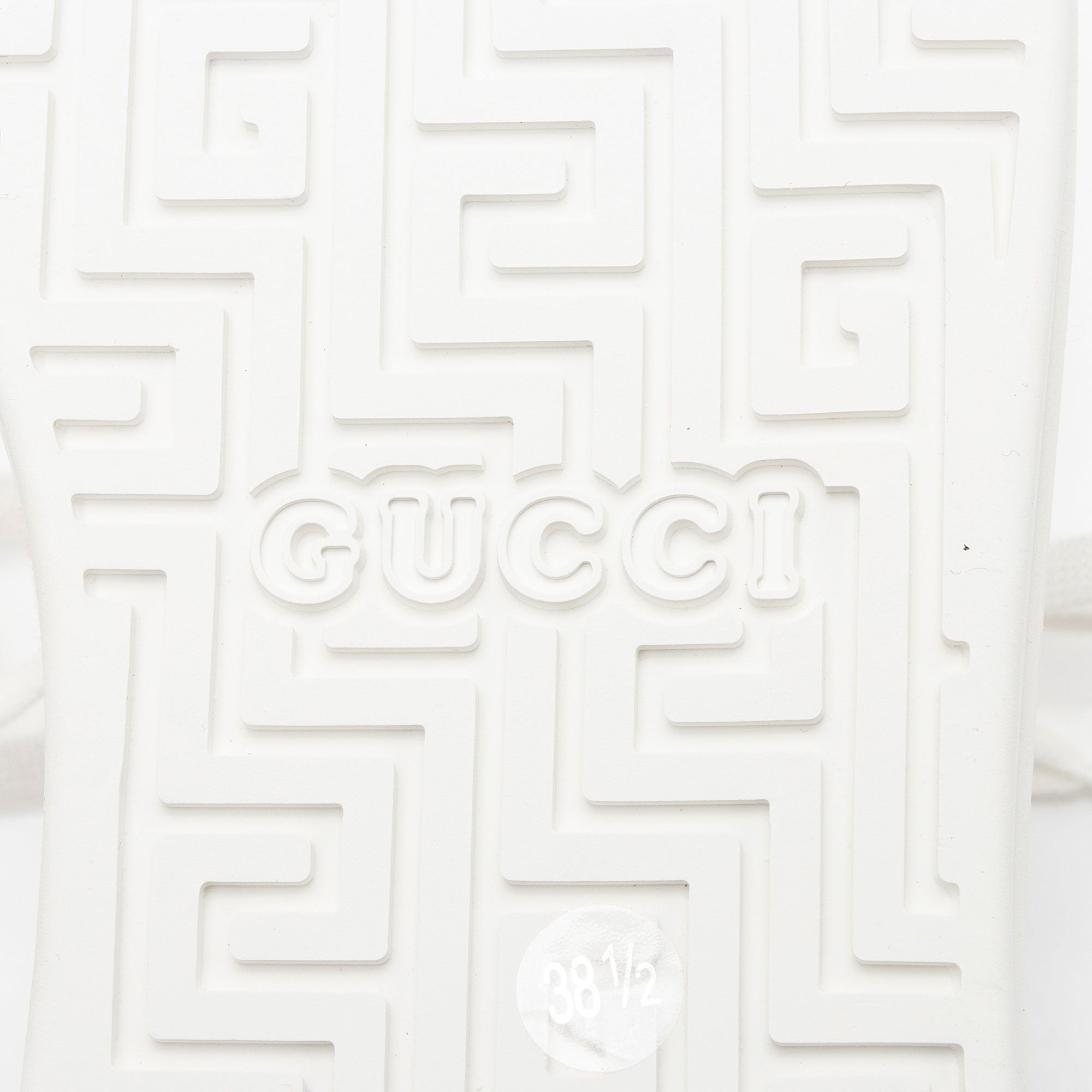 Gucci Leather Web Ace Sneakers - Size 8.5 / 38.5