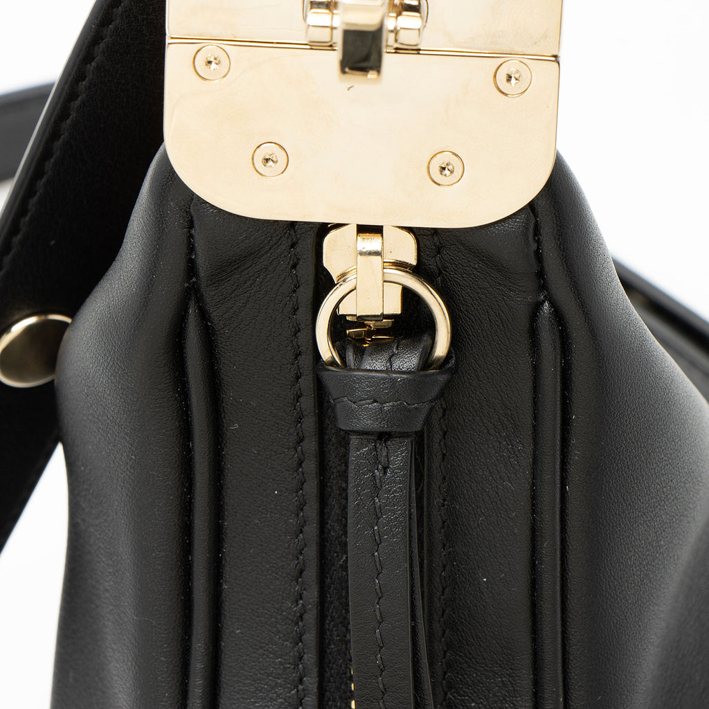 Gucci Leather Web Attache Small Shoulder Bag