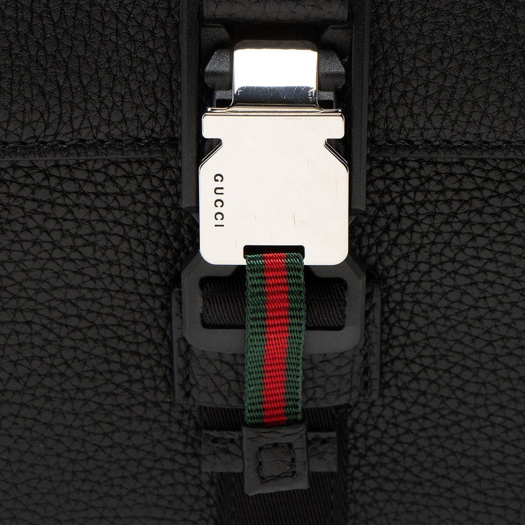 Gucci Leather Web Business Document Case
