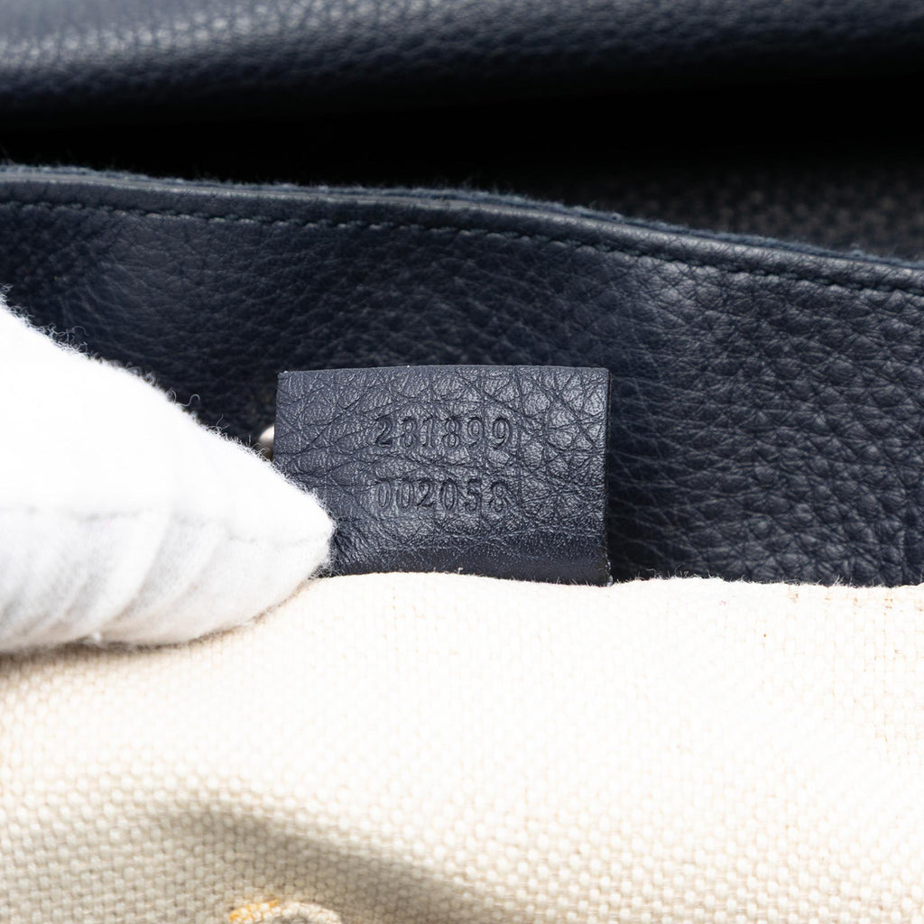 Gucci Leather Web Tote