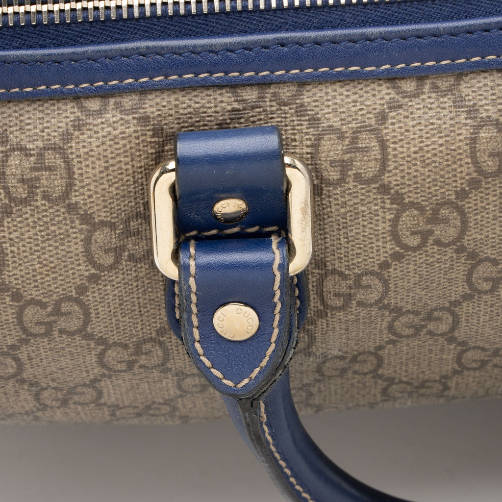 Gucci Limited Edition GG Supreme Unicef America Flag Boston Bag