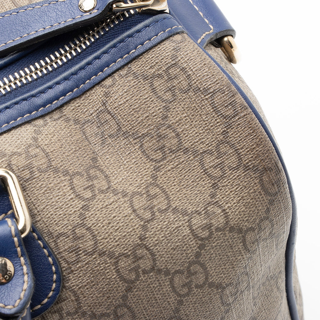 Gucci Limited Edition GG Supreme Unicef America Flag Boston Bag