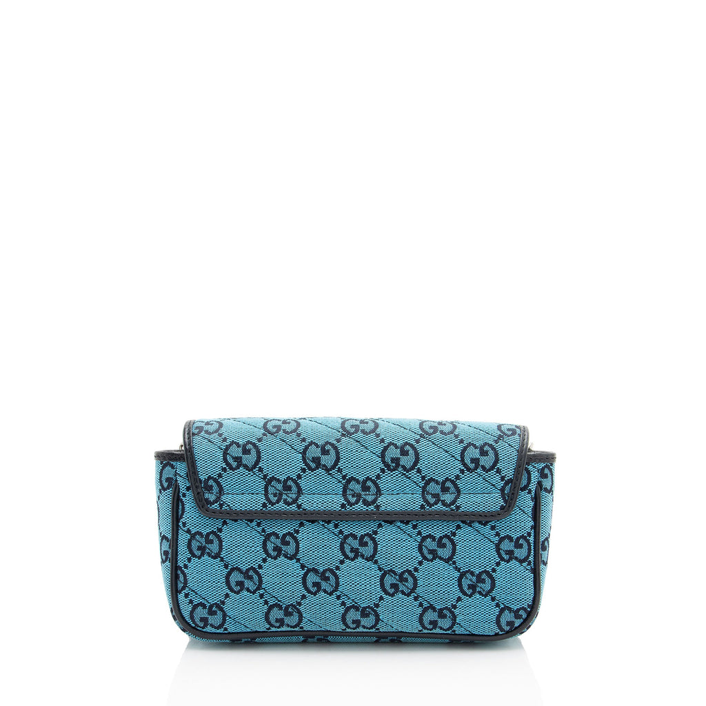 Gucci Matelasse GG Canvas GG Marmont Mini Flap Bag