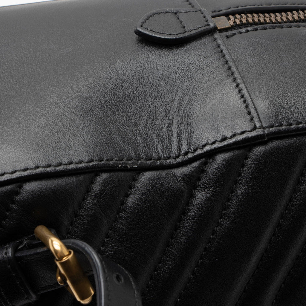 Gucci Matelasse Leather GG Marmont Animal Studs Backpack (SHF-1Xptvj)