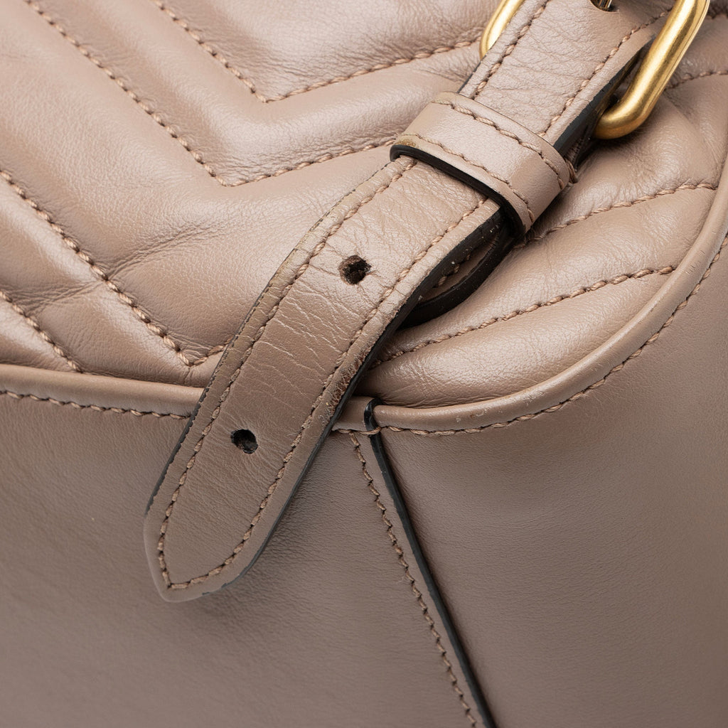 Gucci Matelasse Leather GG Marmont Backpack