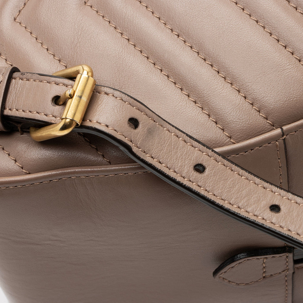 Gucci Matelasse Leather GG Marmont Backpack
