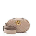 Gucci Matelasse Leather GG Marmont Belt Bag - Size 30 / 75
