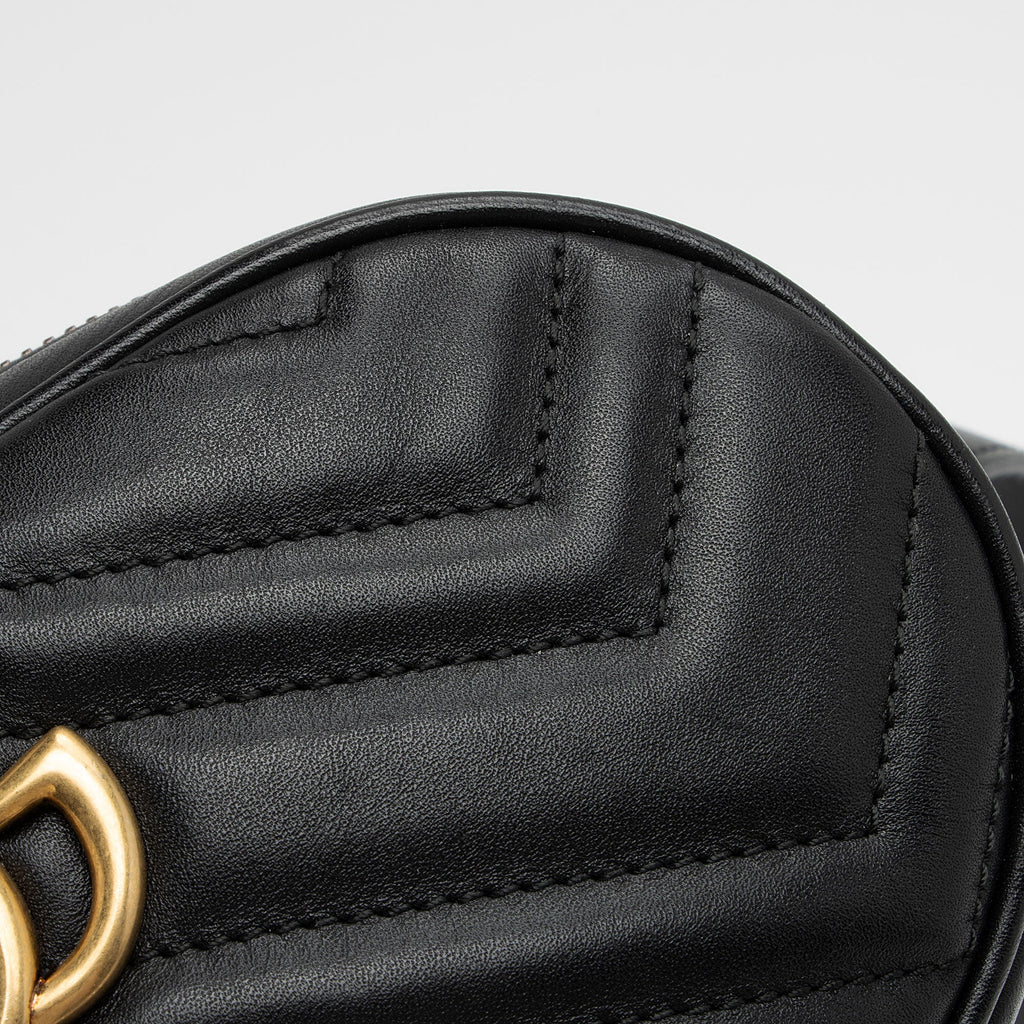 Gucci Matelasse Leather GG Marmont Belt Bag - Size 34 / 85 (SHF-vdStlP)