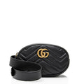 Gucci Matelasse Leather GG Marmont Belt Bag - Size 34 / 85