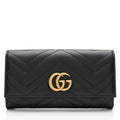 Gucci Matelasse Leather GG Marmont Continental Wallet