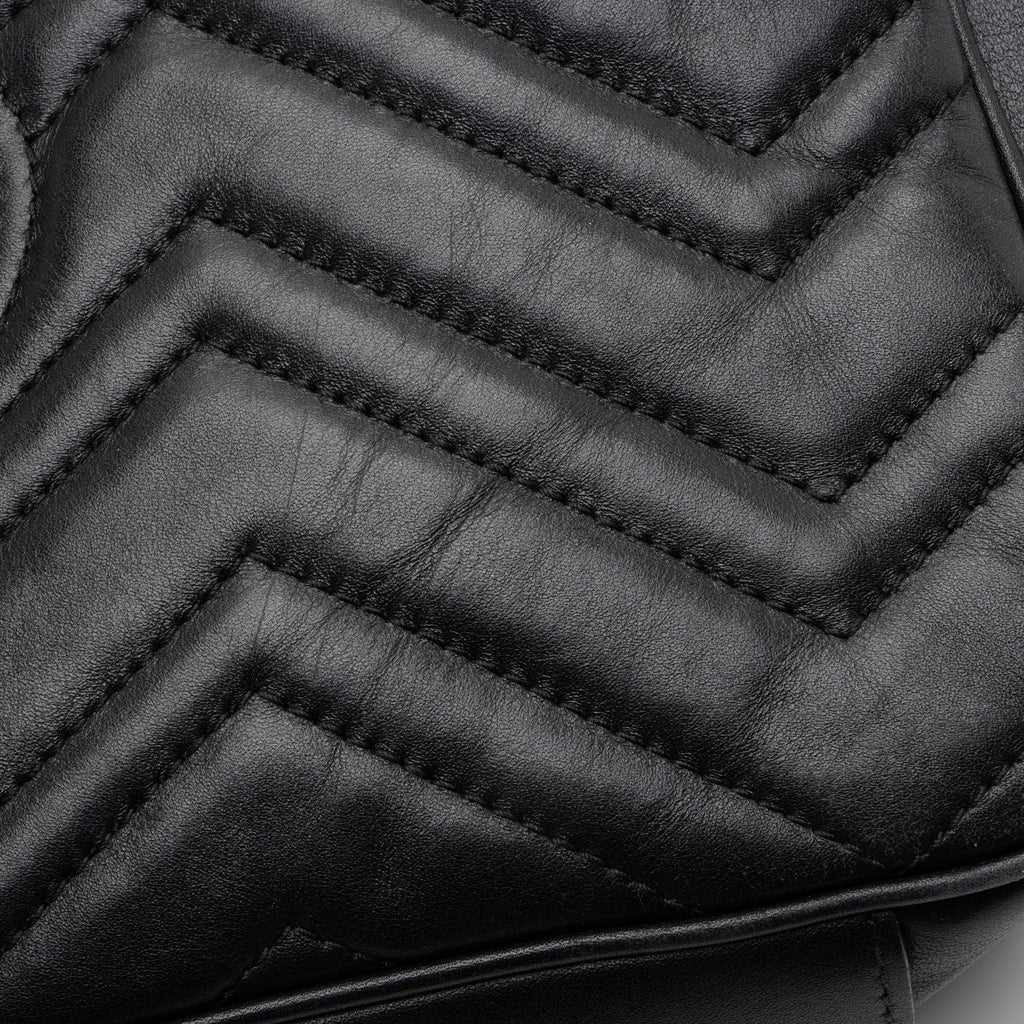 Gucci Matelasse Leather GG Marmont Large Flap Bag