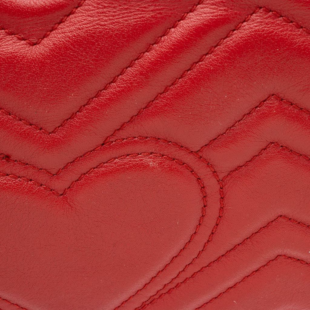 Gucci Matelasse Leather GG Marmont Medium Flap Bag