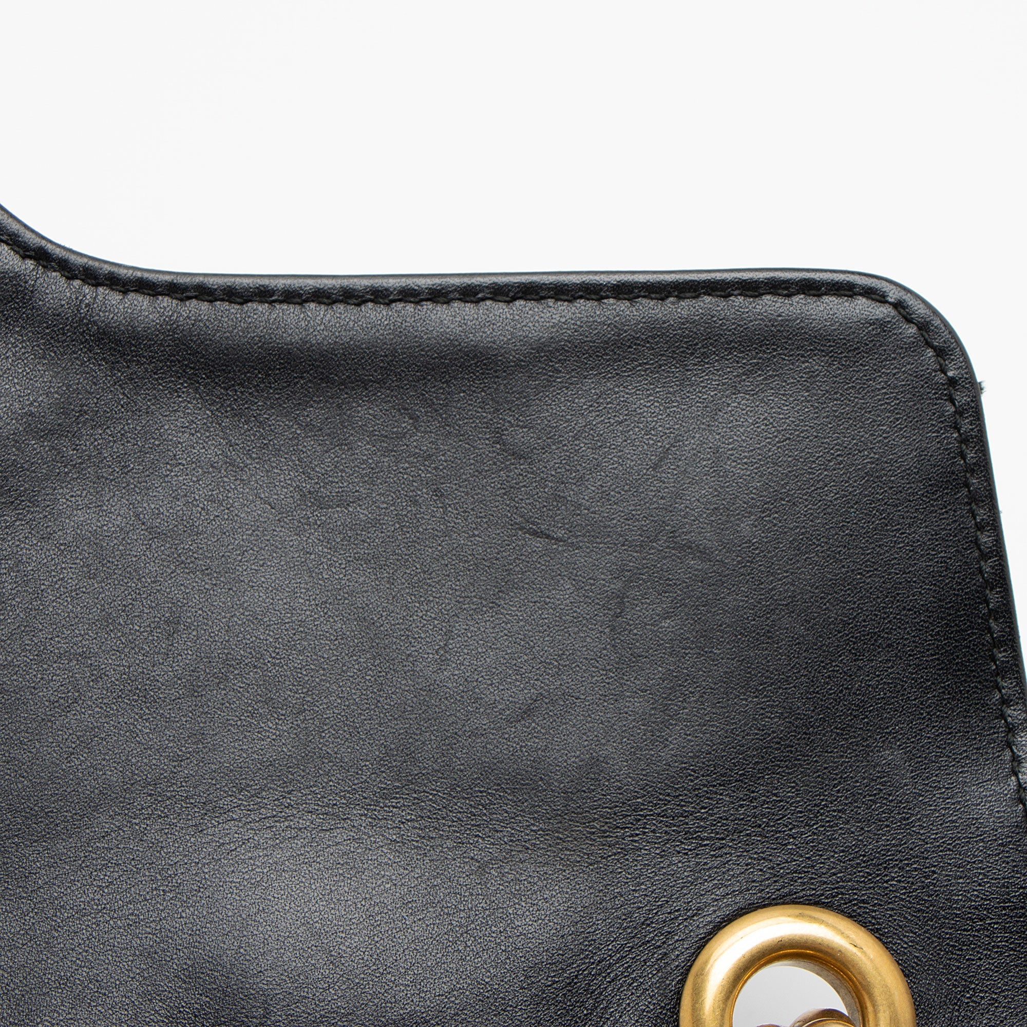 Gucci Matelasse Leather GG Marmont Medium Flap Bag