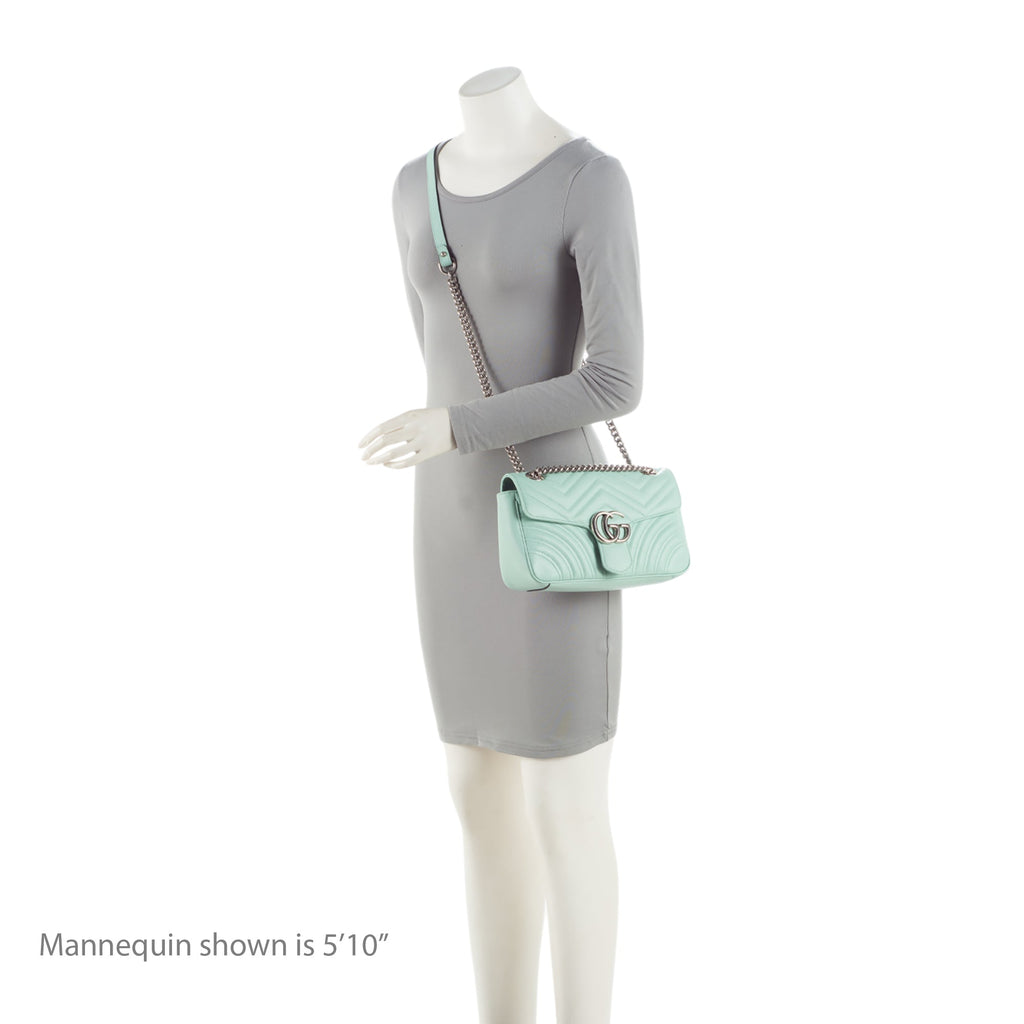 Gucci Matelasse Leather GG Marmont Medium Flap Bag