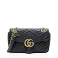 Gucci Matelasse Leather GG Marmont Medium Flap Bag